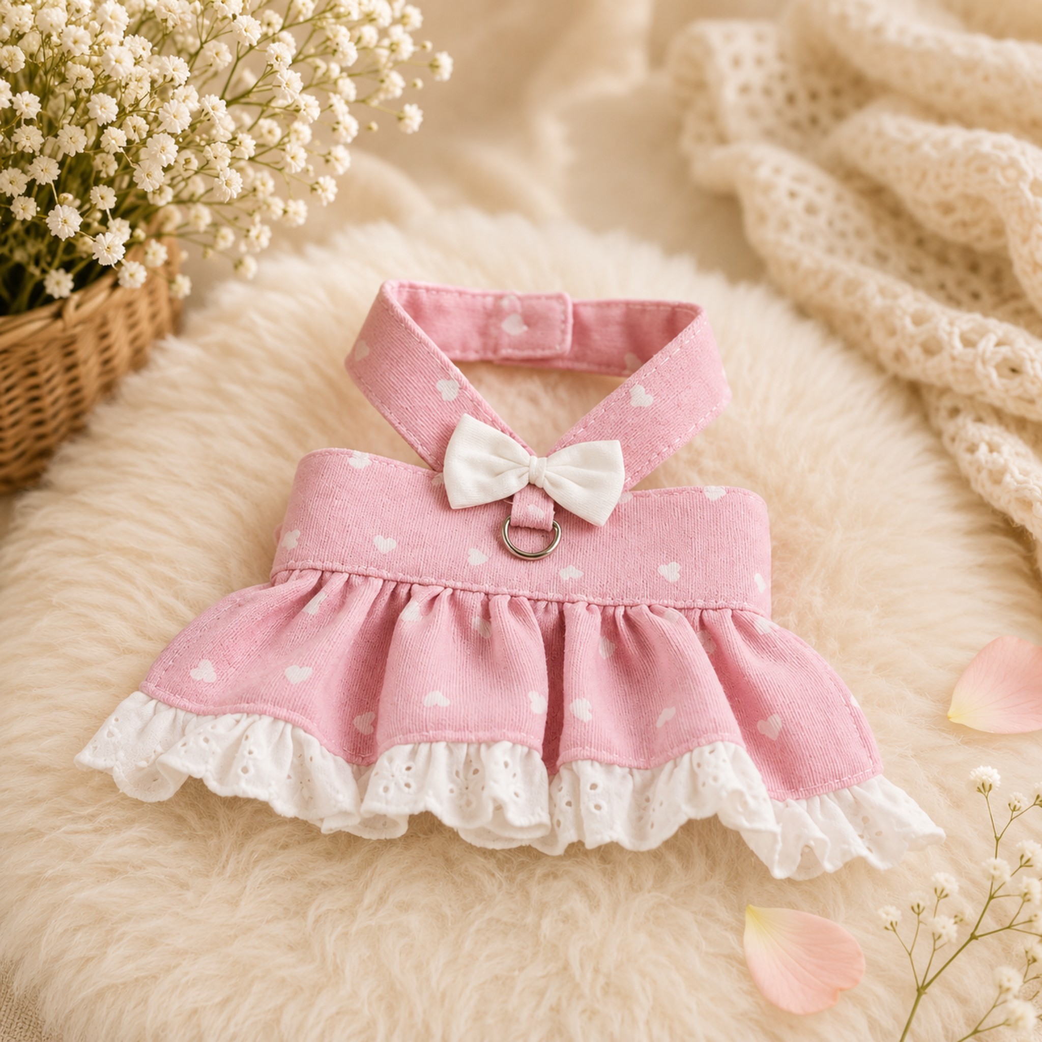 Pettorina Cuoricini Petit Amour con Gancio a D
